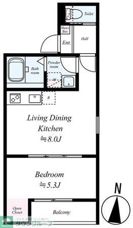 GRADUS八千代台IVの物件間取画像